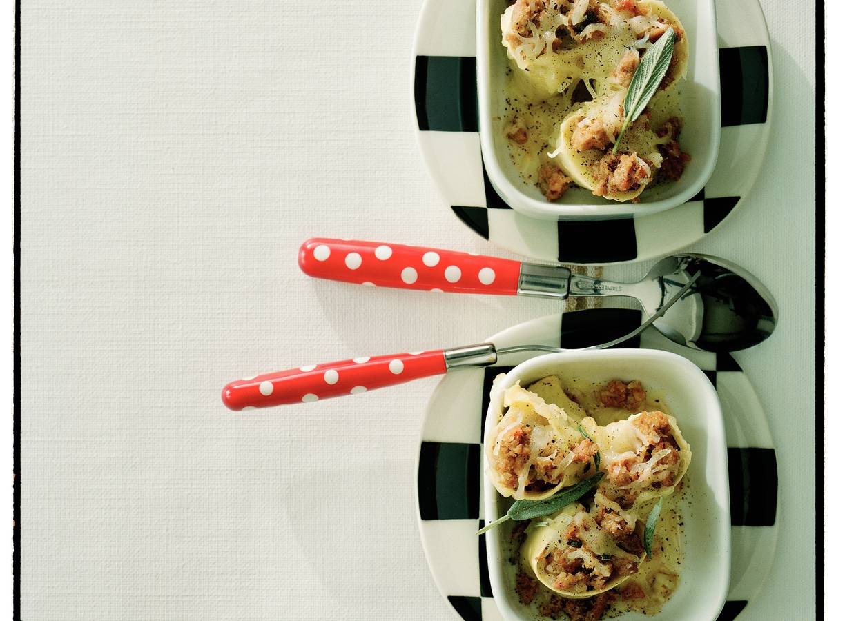 Schiaffoni met gehakt