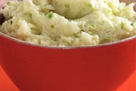 Bloemkoolpuree met bieslook