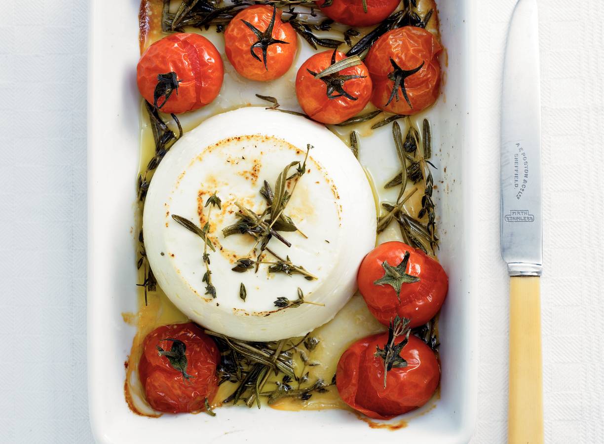 Ricotta met cherrytomaten maken