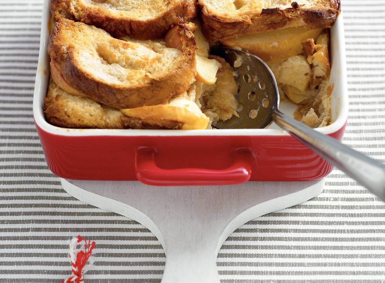 Appeltjesbrood 'bread & butterpudding'