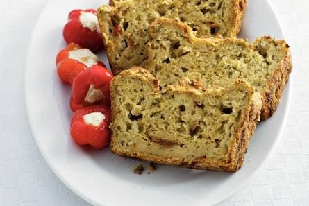 Courgettecake met hüttenkäse