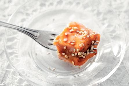 Zalm met soja-honingsaus