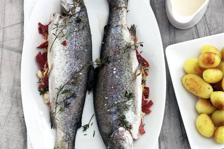 Gevulde forel