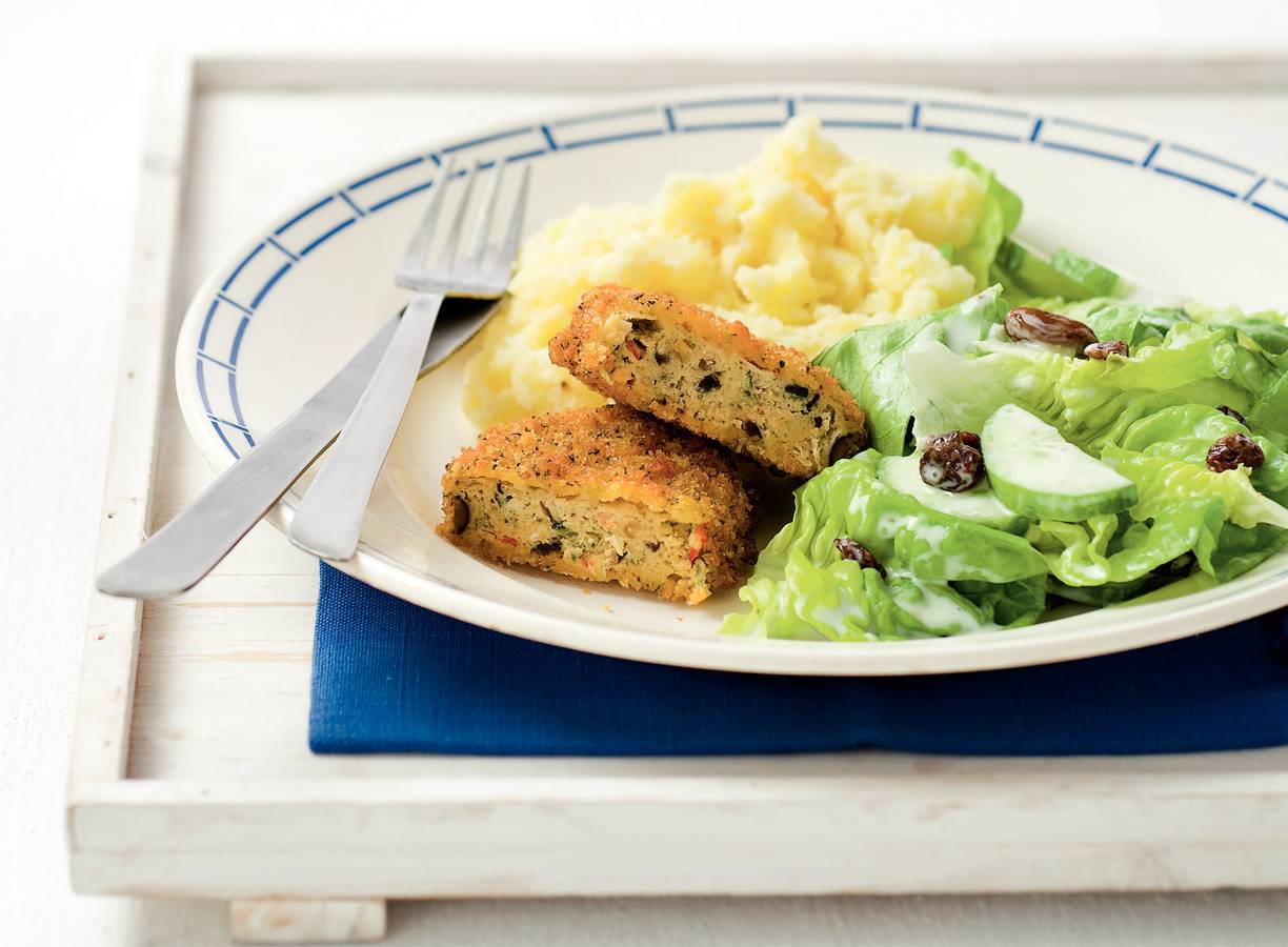 Griekse rondo met komkommersalade