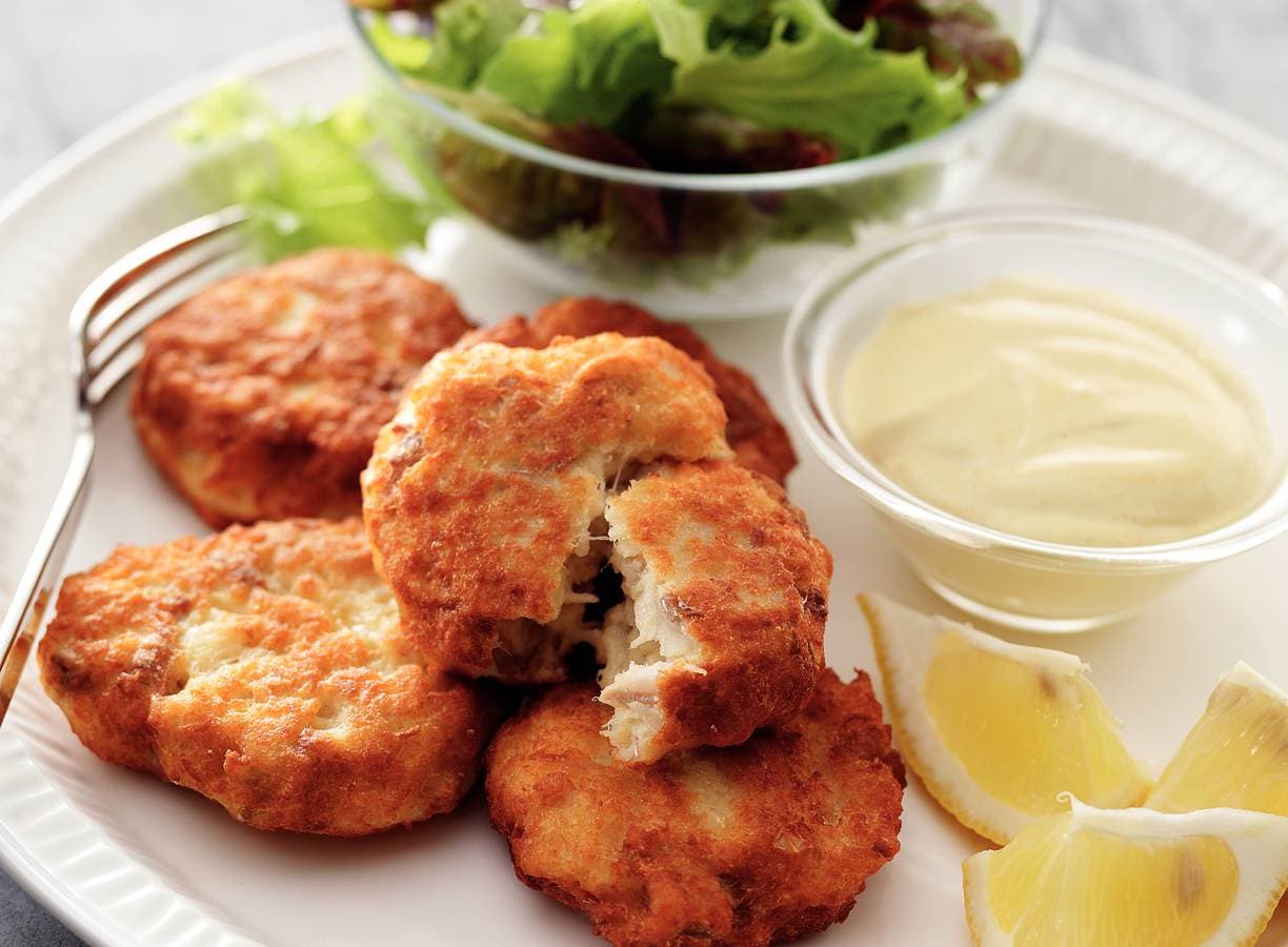 Vistartaartjes met mosterdmayo