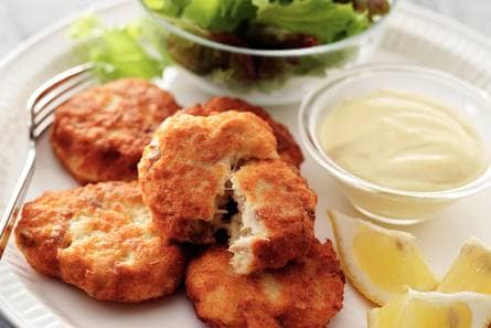 Vistartaartjes met mosterdmayo
