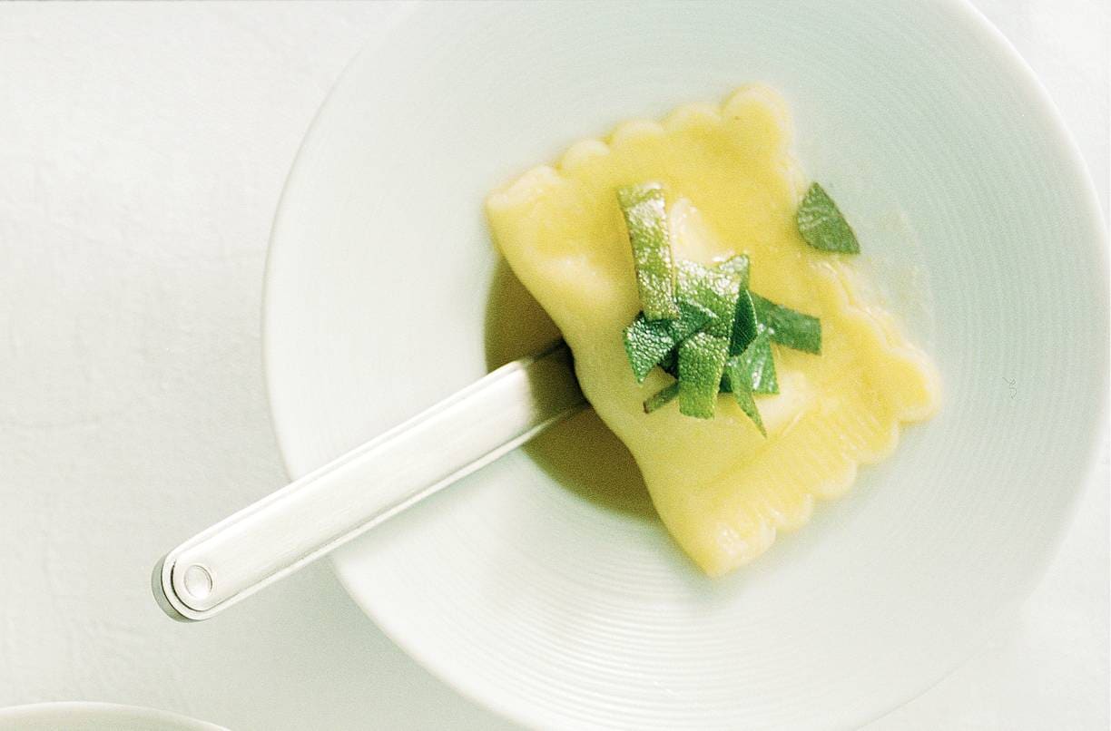 Ravioli met salieboter