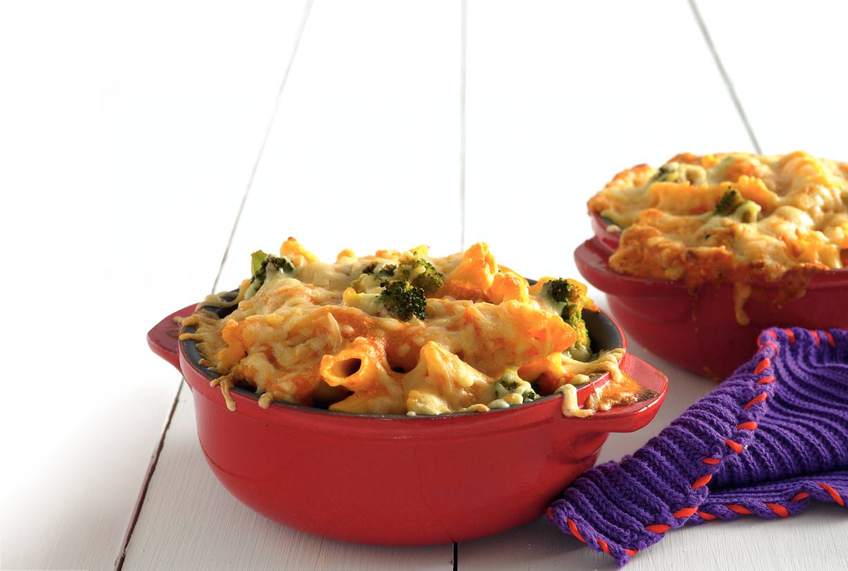 Broccoli cheese met penne en mascarponesaus