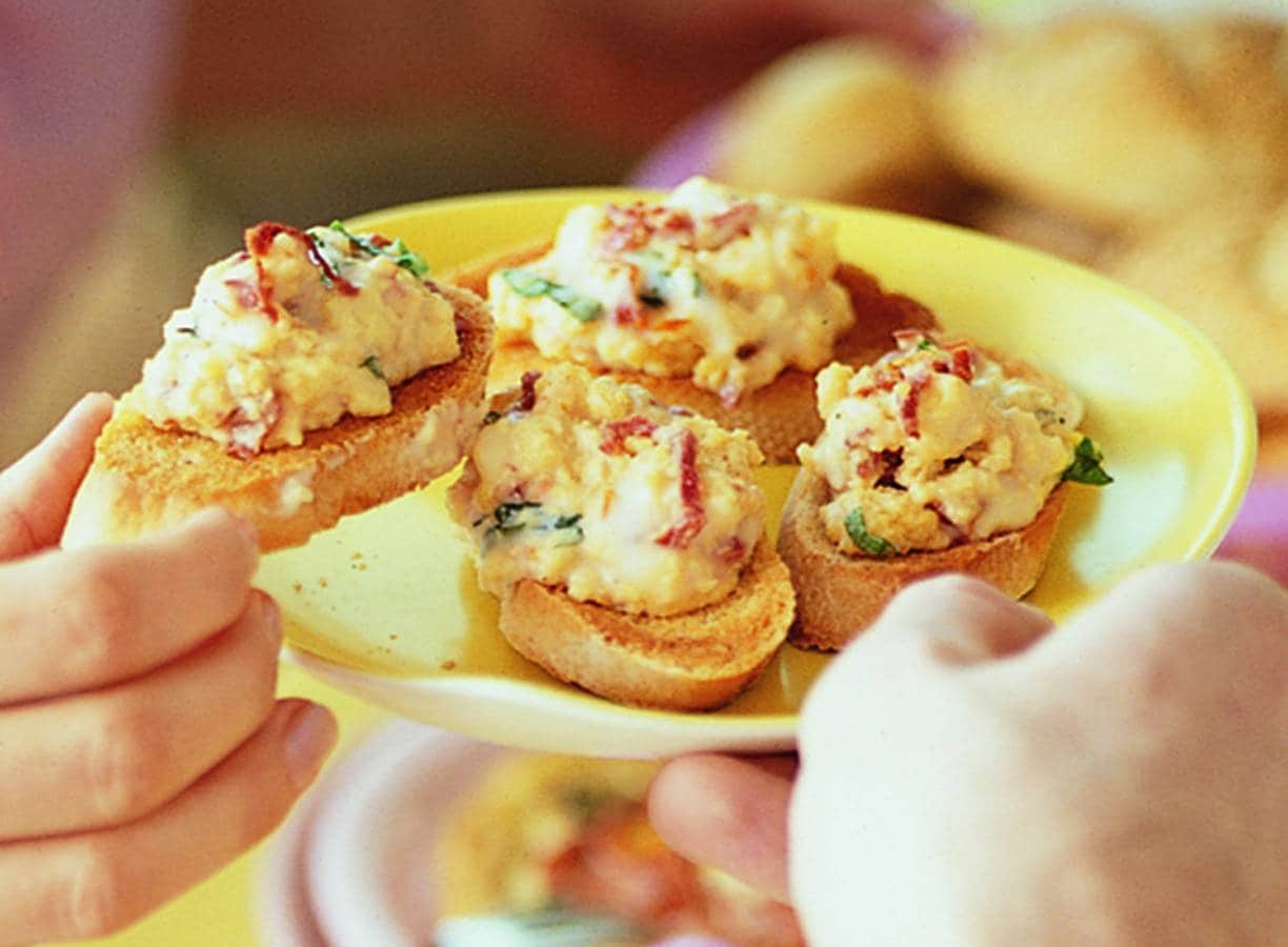 Crostini met Italiaans roerei
