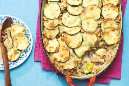 Pastagratin met courgette