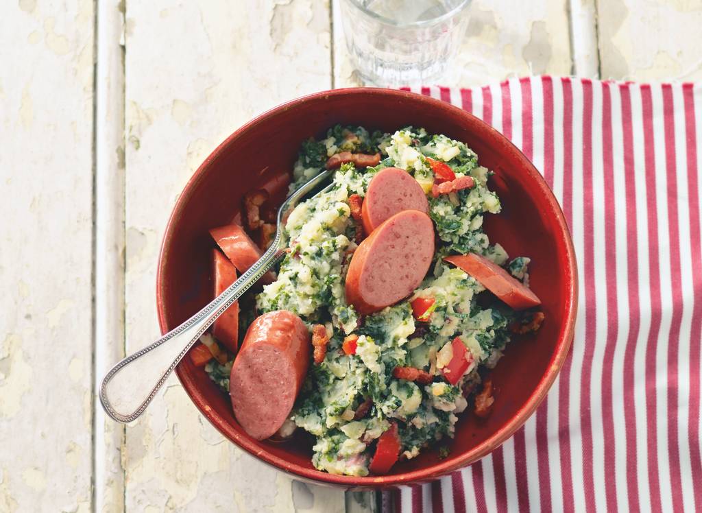 Boerenkool met honingspekjes