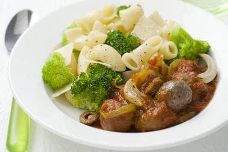 Gehaktballetjes in Italiaanse tomatensaus