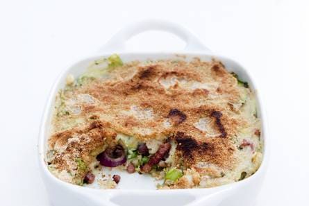 Aardappel-andijvieschotel van Ilona