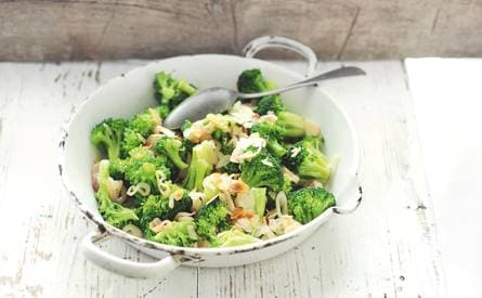 Broccoli met lambrusco en sjalot