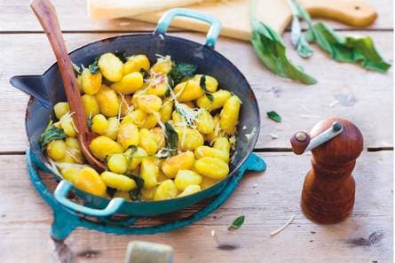 Gnocchi met boter, salie en kaas