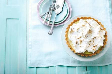 Lime meringue pie