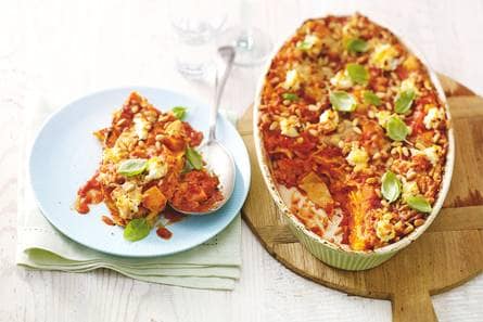 Lasagne met pompoen en ricotta
