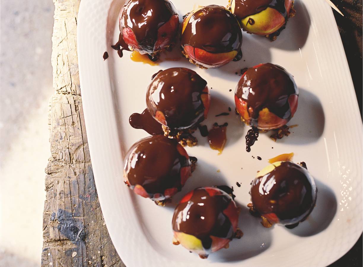 Karamel- en choco-appeltjes