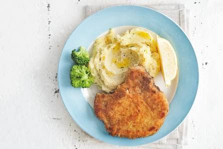 Milanese karbonade en Provençaalse puree