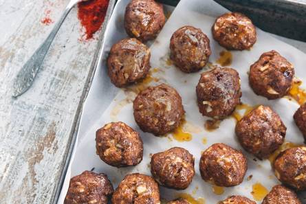 Tapas gehaktballetjes uit de oven
