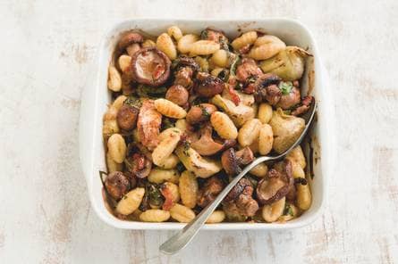 Oven-gnocchi met paddenstoelen