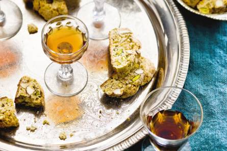 Cantuccini met pistache en venkelzaad