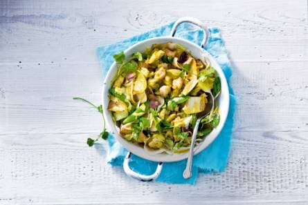Witlof met groene curry