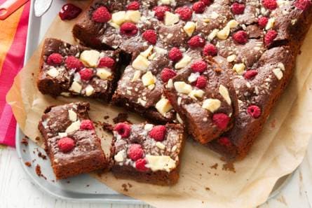 Frambozenbrownies