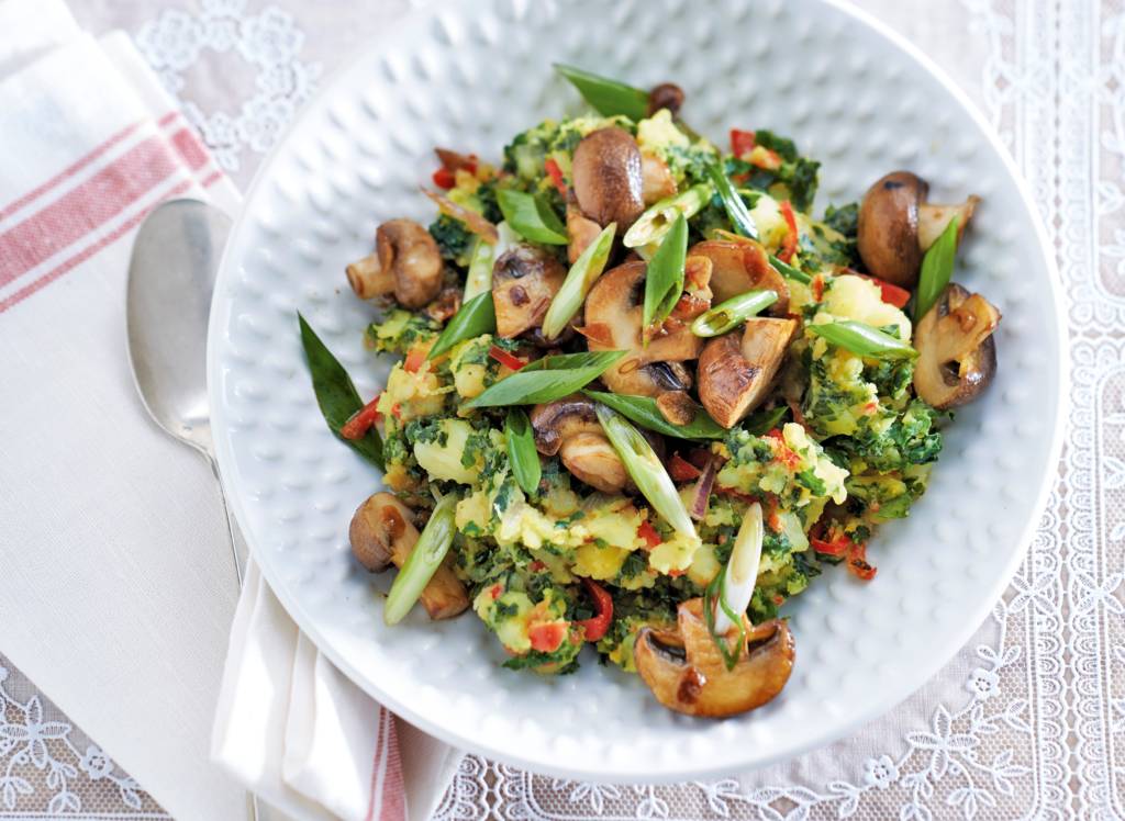 Indiase curry met kokosmelk, kip en meirapen recept - Allerhande