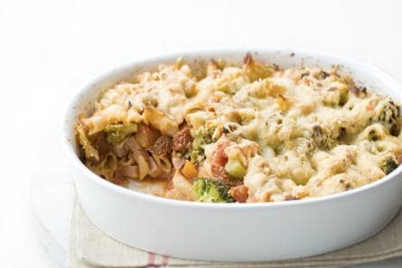 Macaronischoteltje uit de oven