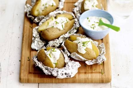 Gepofte aardappel