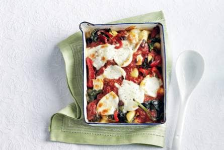 Gnocchigratin met spinazie