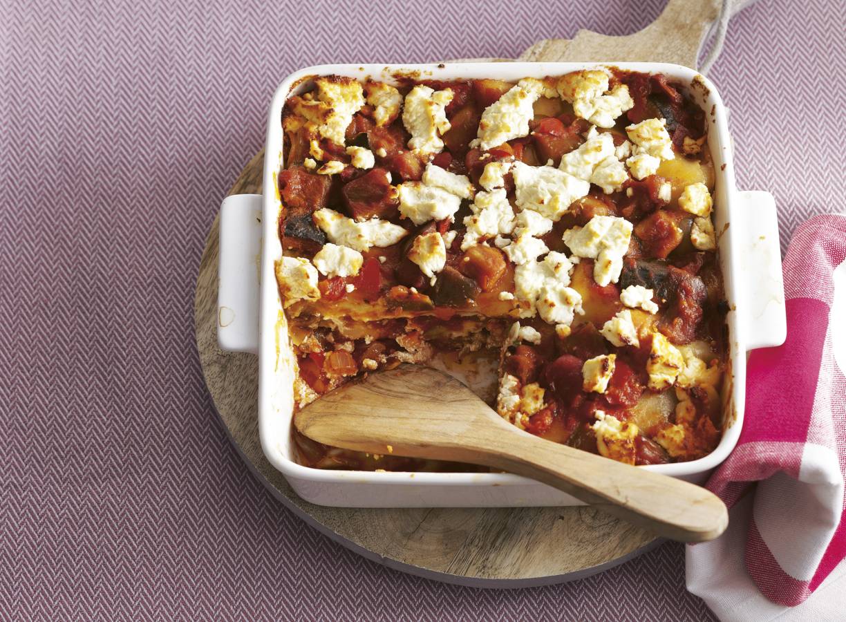 Lasagne met ratatouille