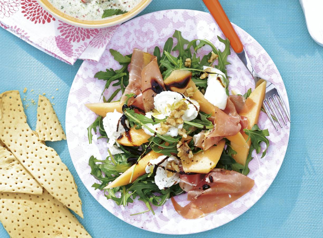 Rucolasalade met mozzarella