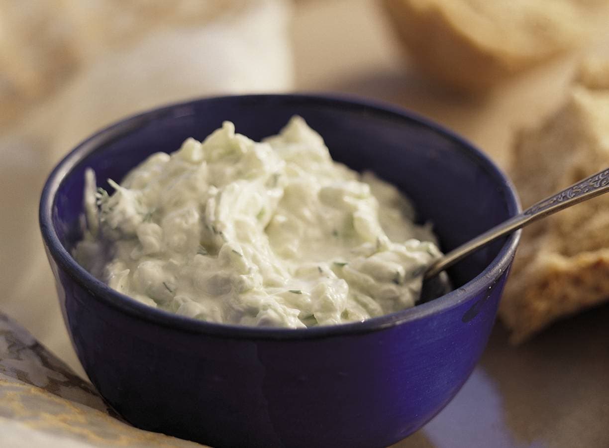 Tzatziki met crème fraîche