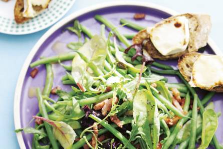 Salade warme geitenkaas
