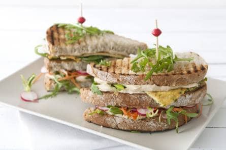 Clubsandwich met radijs