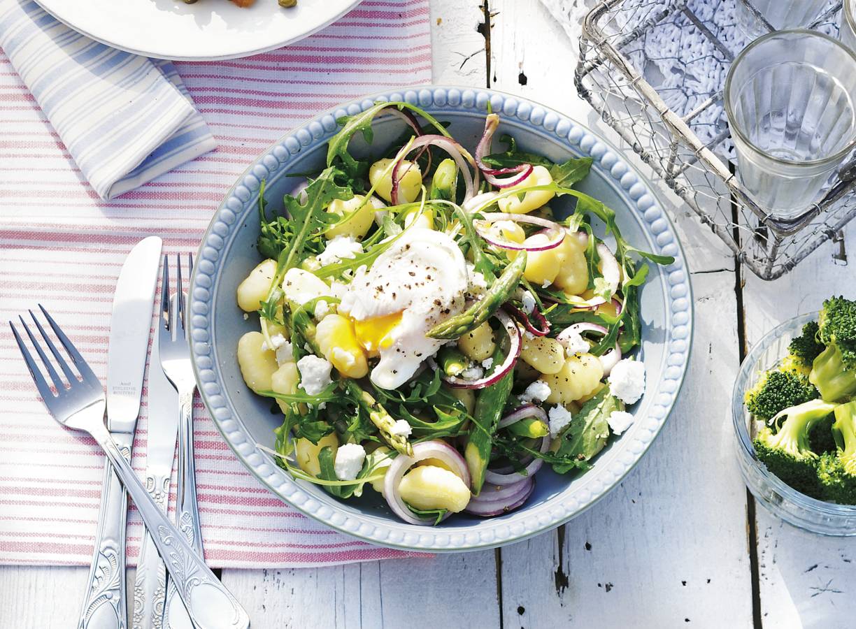 Gnocchi met groene asperges