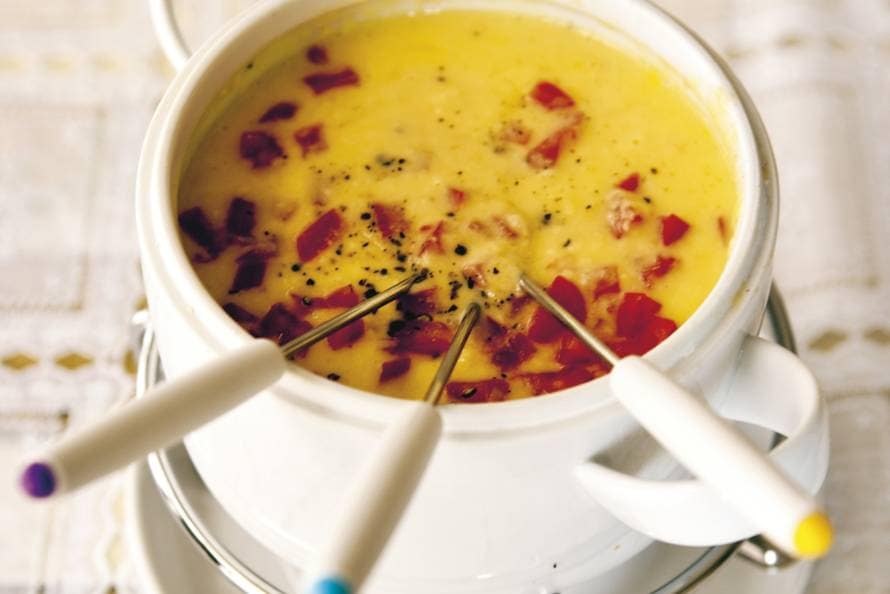 Hollandse kaasfondue