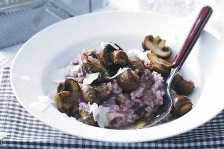 Risotto met kastanjechampignons