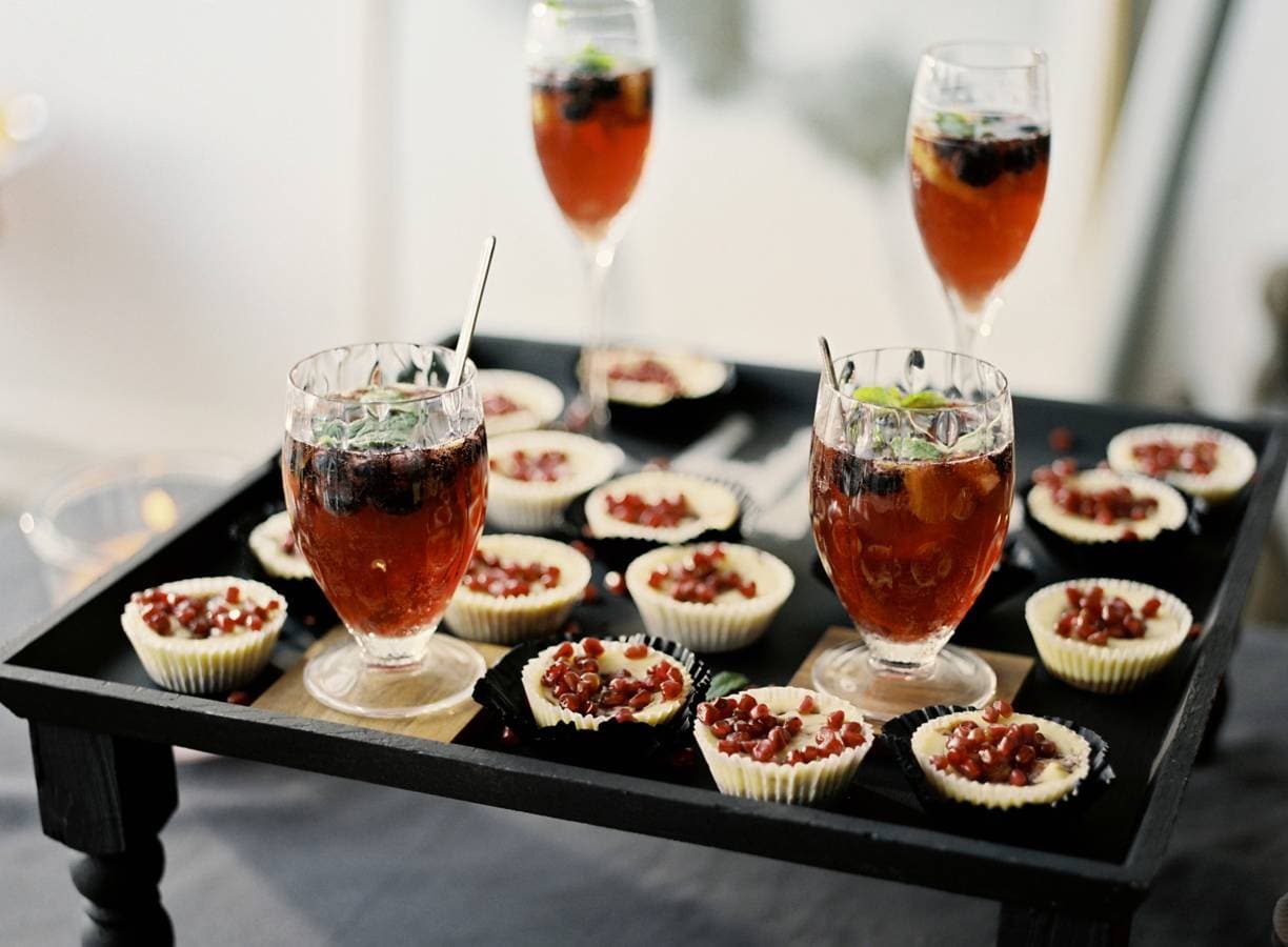 Proseccopunch met bessen