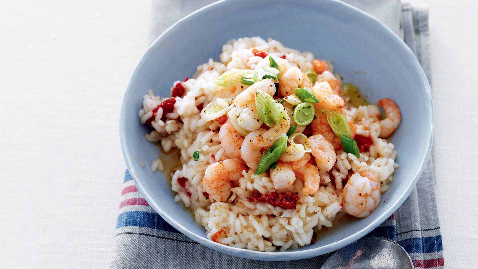 Risotto met gebakken garnalen recept Allerhande Albert Heijn België