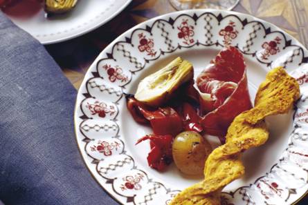 Amuse met serranoham