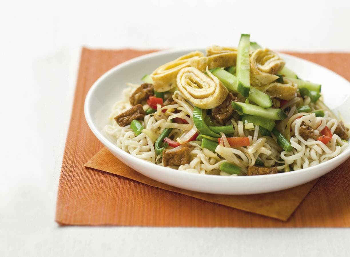 Vegetarische bami goreng