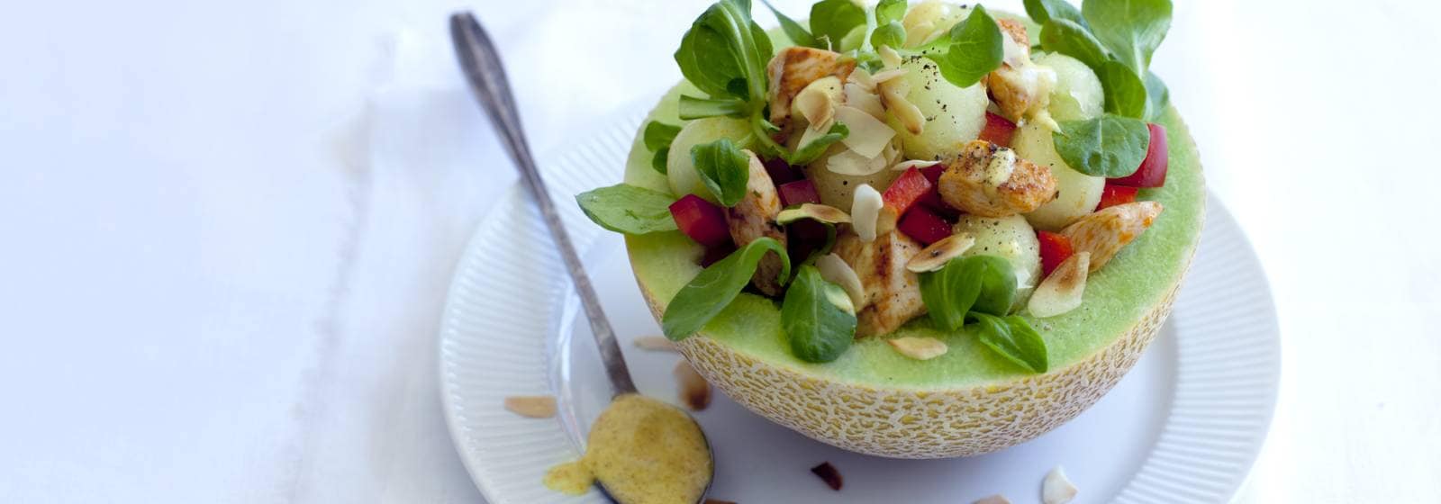 Maaltijdsalade Met Kip En Meloen Recept - Allerhande | Albert Heijn België