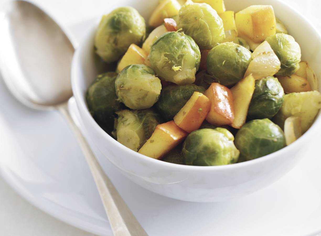 Spruitjes met appel