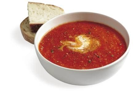Paprika-tomatensoep