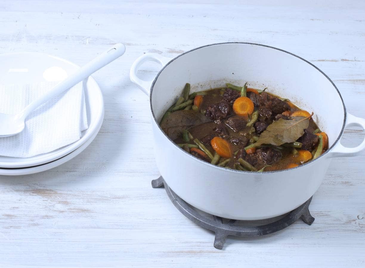Runderstoofpotje met appelstroop