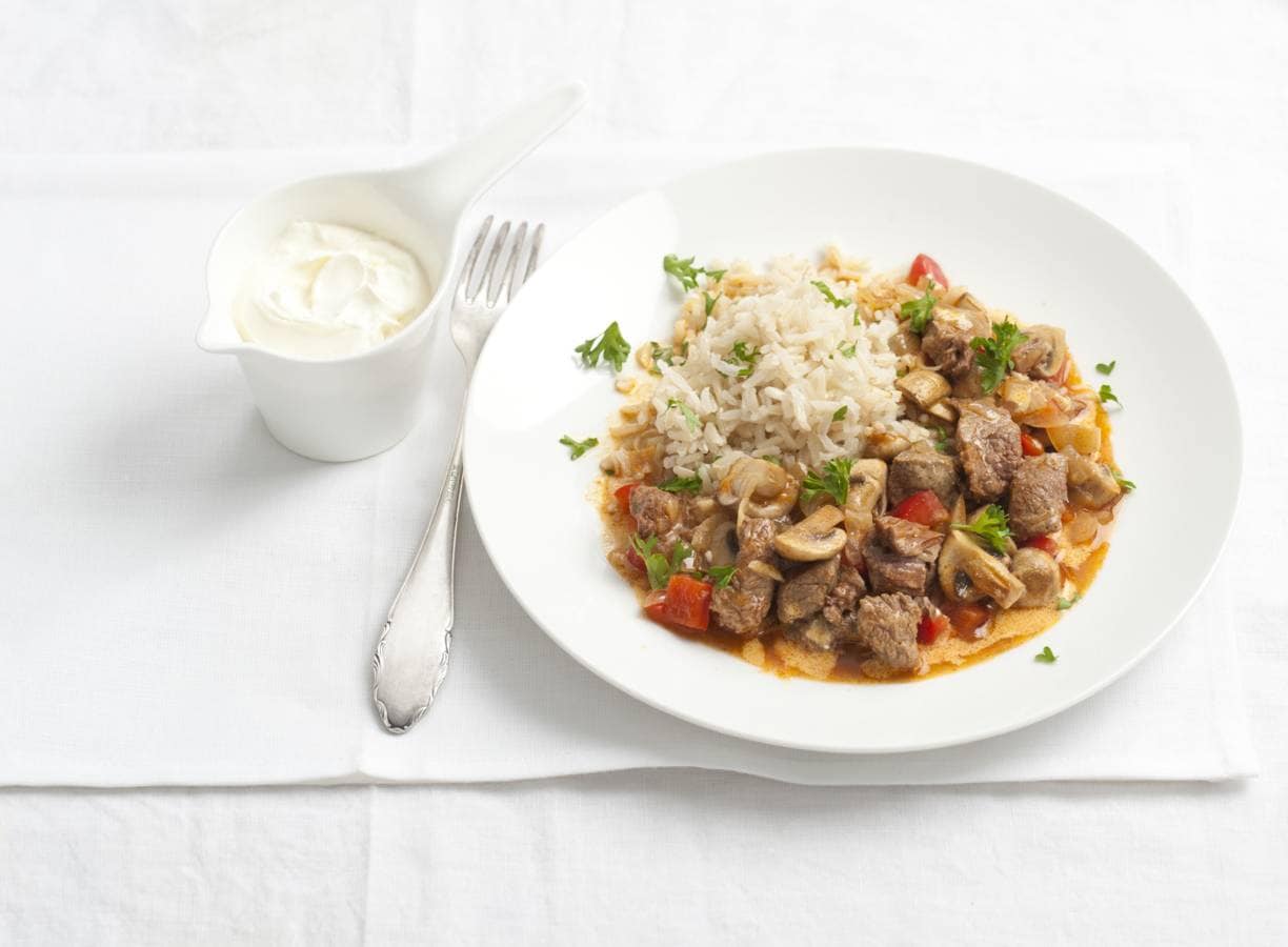 Boeuf stroganoff