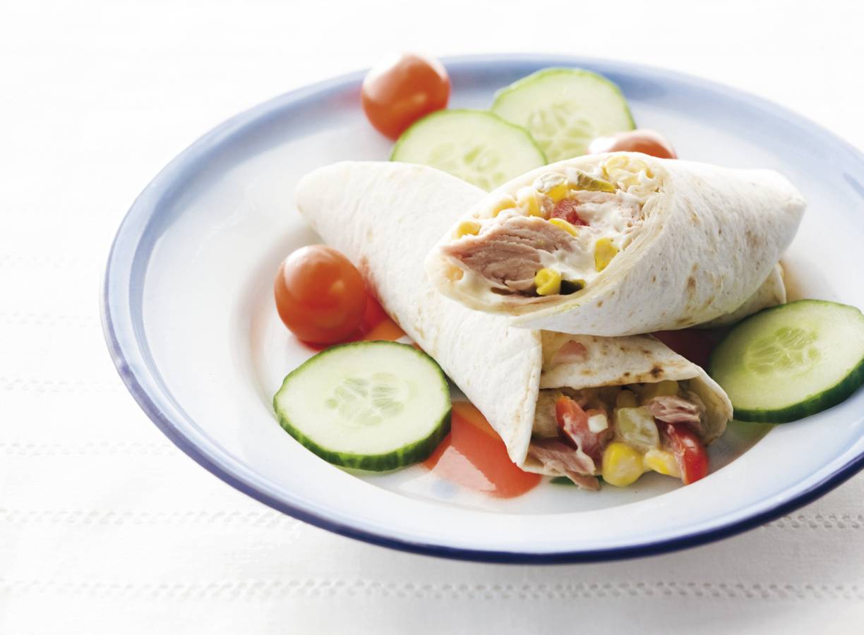 Tortillawrap met tonijn